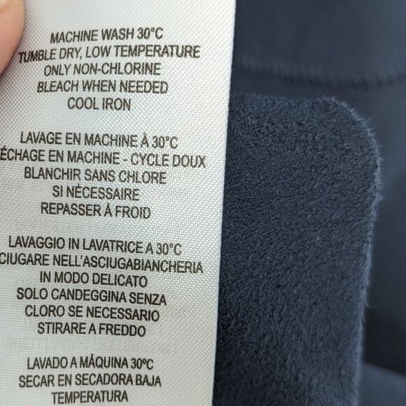 Lysse Navy Blue Sleevless Faux Suede Cutout Mini Dress Size M - Picture 8 of 10